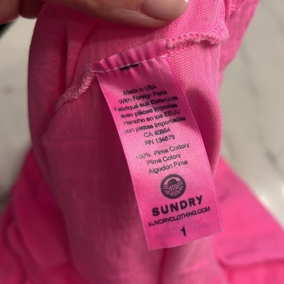 Sundry neon pink tee - Picture 5 of 6